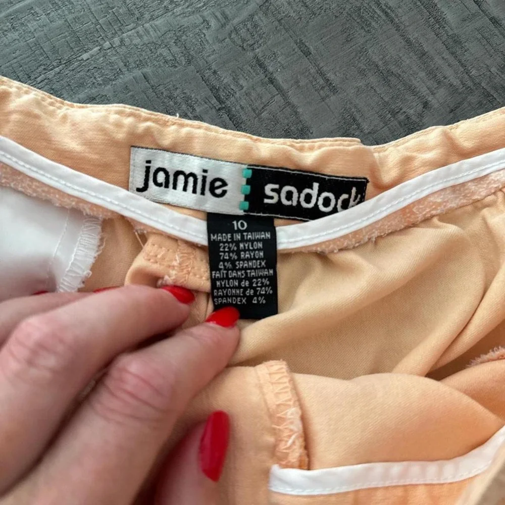 Jamie Sadock Peachy‎ pink shorts with pockets